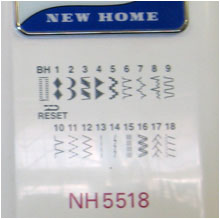Швейная машинка New Home 5518, увеличенная